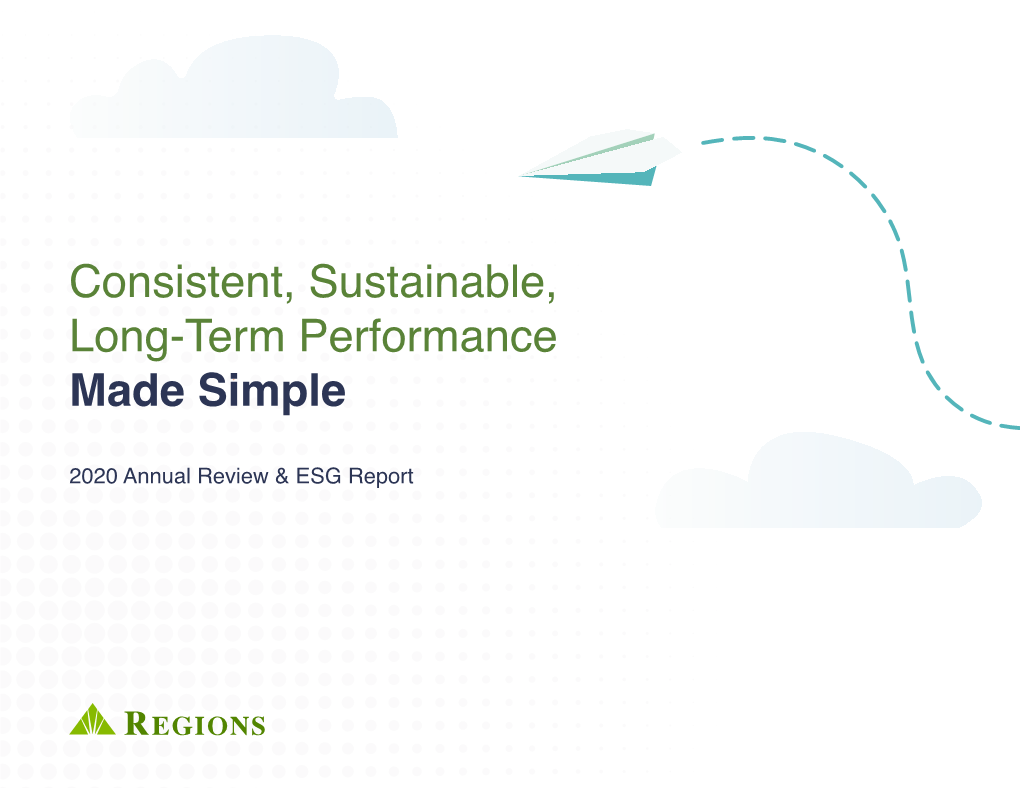 Regions 2020 Annual Review and ESG Report