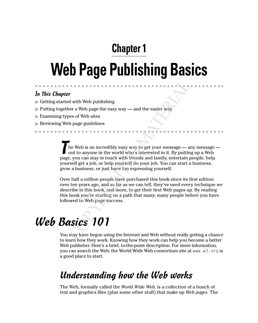 Web Page Publishing Basics