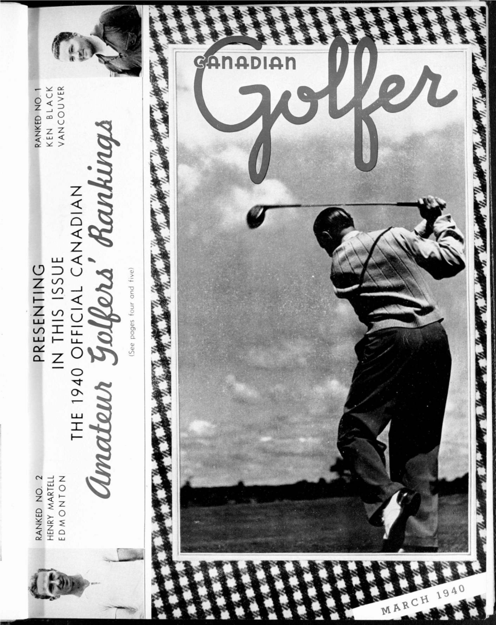 Canadian Golfer, March, 1940