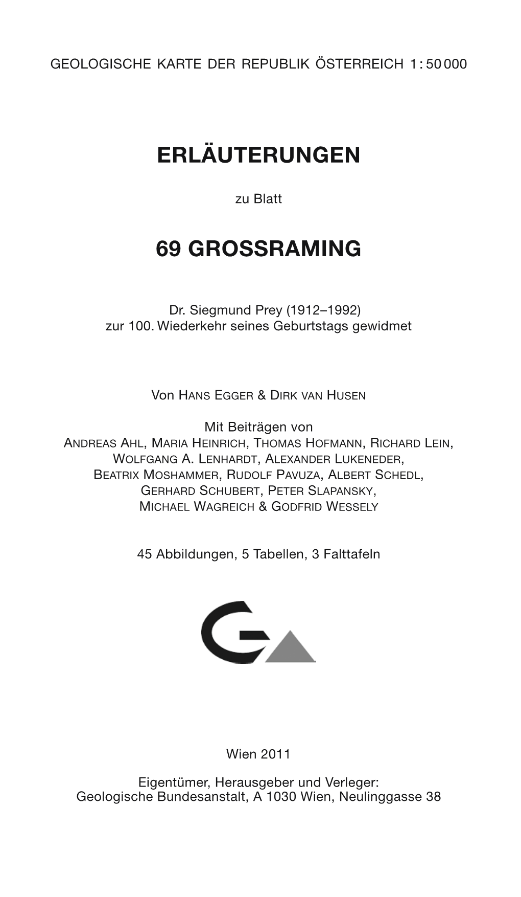 Erläuterungen 69 Grossraming