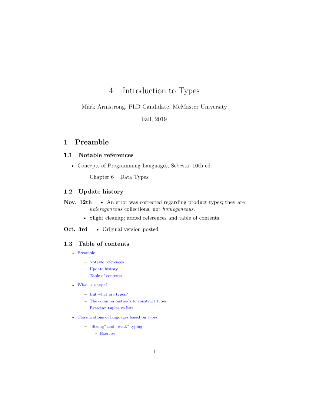 4 Â•ﬁ Introduction to Types