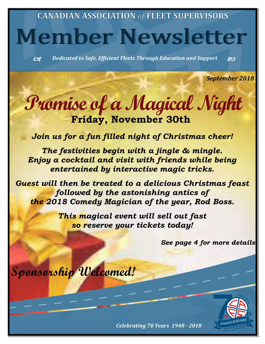 Promise of a Magical Night Friday, November 30Th