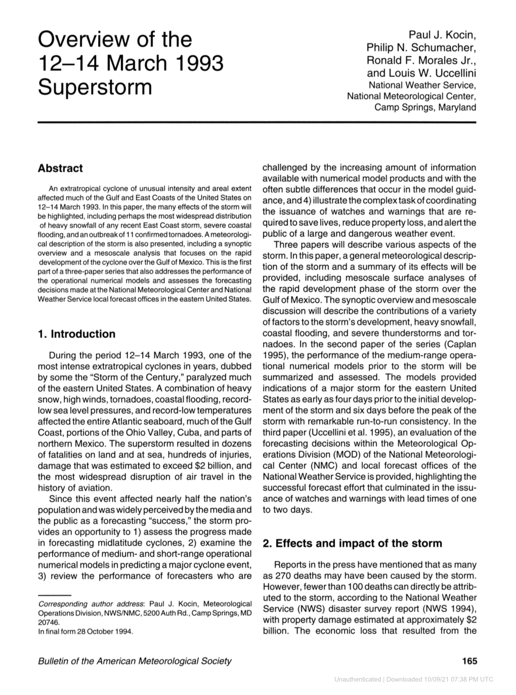 Overview of the 1 9—1 a Mfl Rr H 1 QQ^ CI I Nprctn Rm