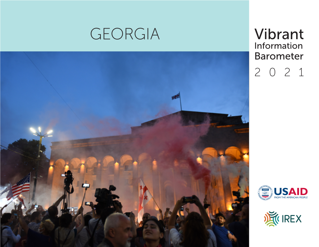 GEORGIA Vibrant Information Barometer 2021 Vibrant Information Barometer GEORGIA