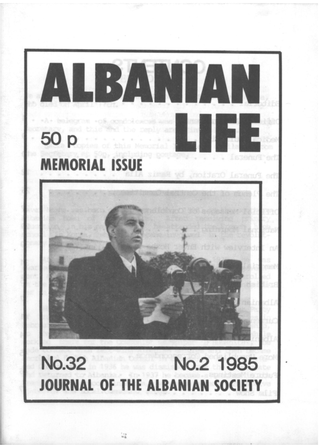 Albania Life #32 (#2 1985)