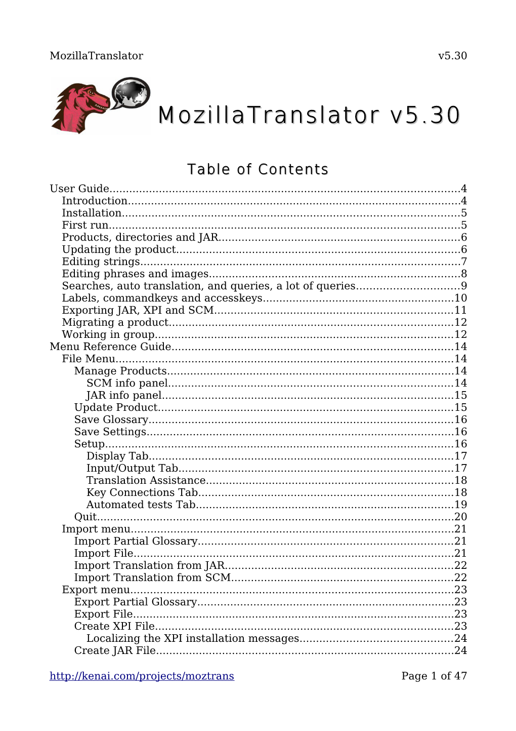 Mozillatranslator V5.30