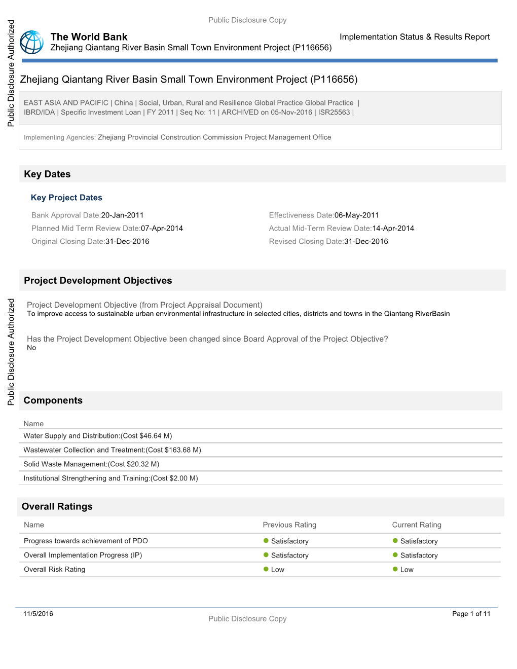 World Bank Document