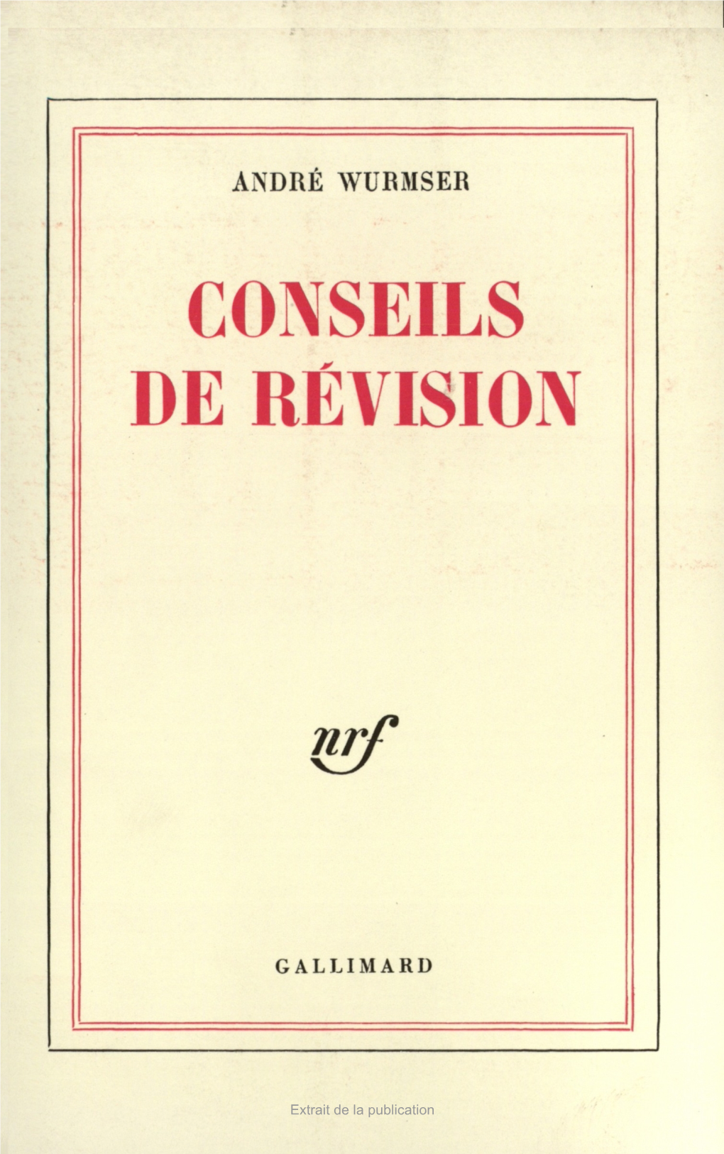 Conseils De Révision