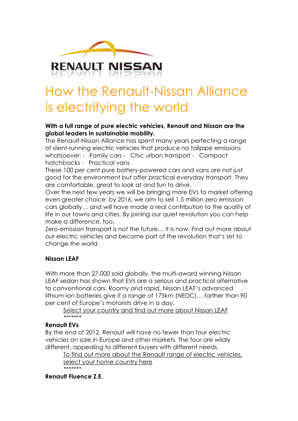 Download How the Renault-Nissan Alliance Is Electrifying the World