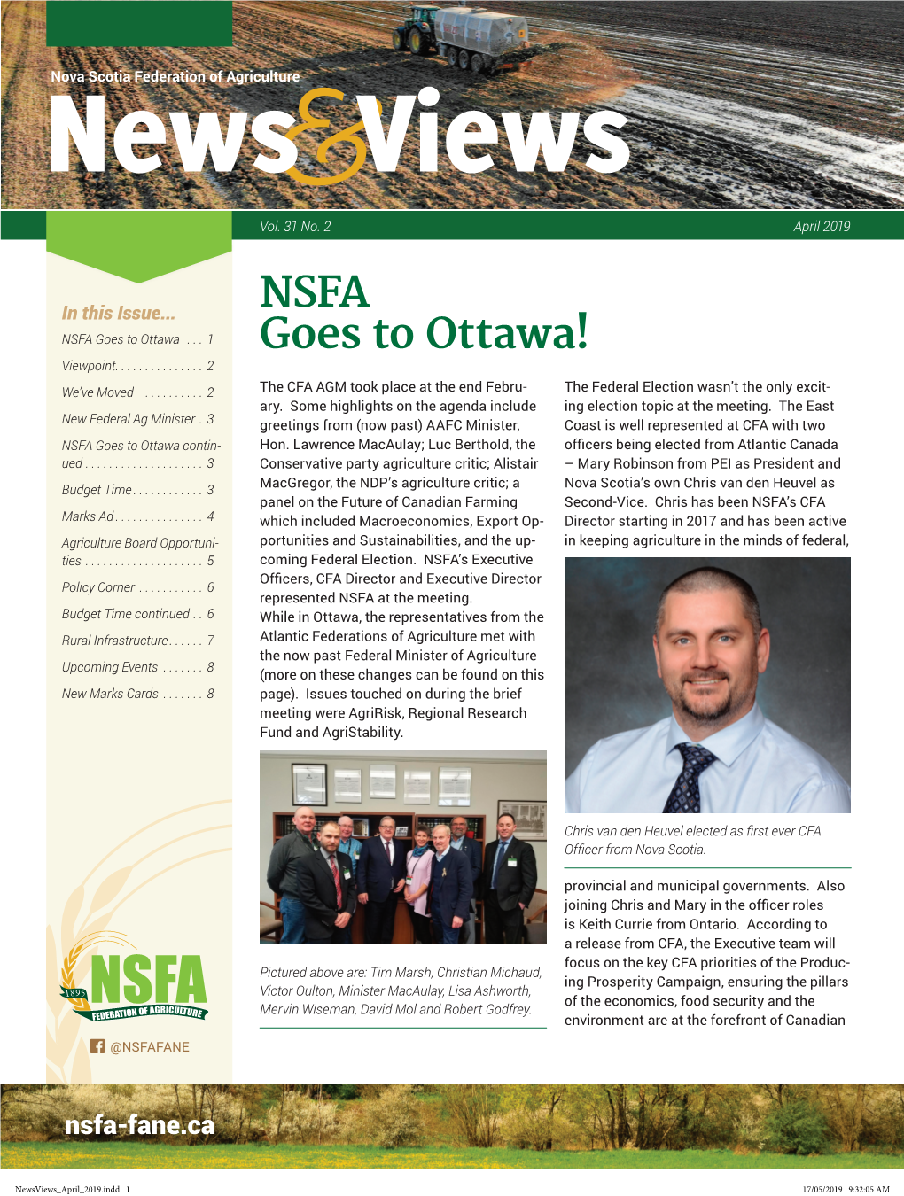 NSFA Goes to Ottawa!