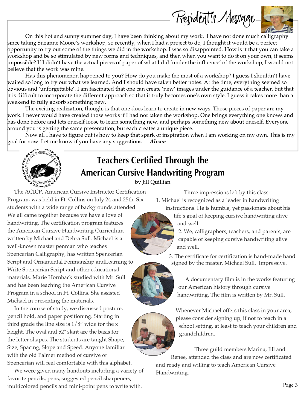 CCG Newsletter Insert Autumn 2015