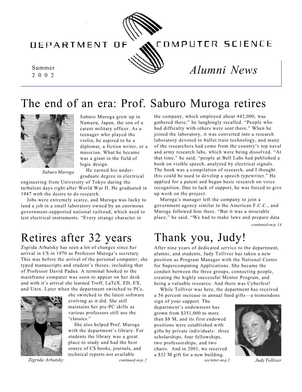 Retires After 32 Years Alumni News