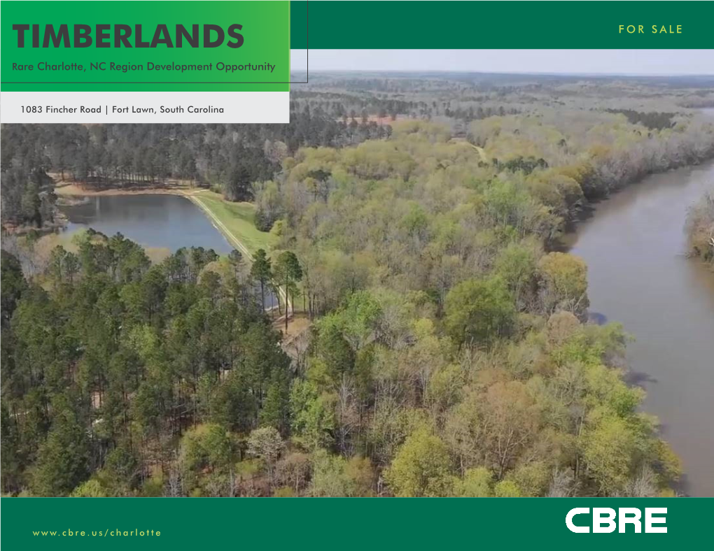 TIMBERLANDS for SALE Rare Charlotte, NC Region Development Opportunity
