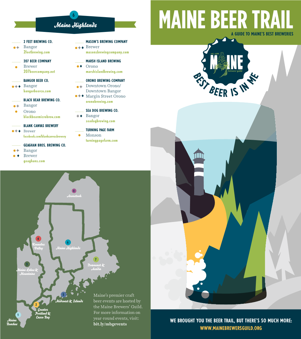 Maine Beer Trail a Guide to Maine’S Best Breweries