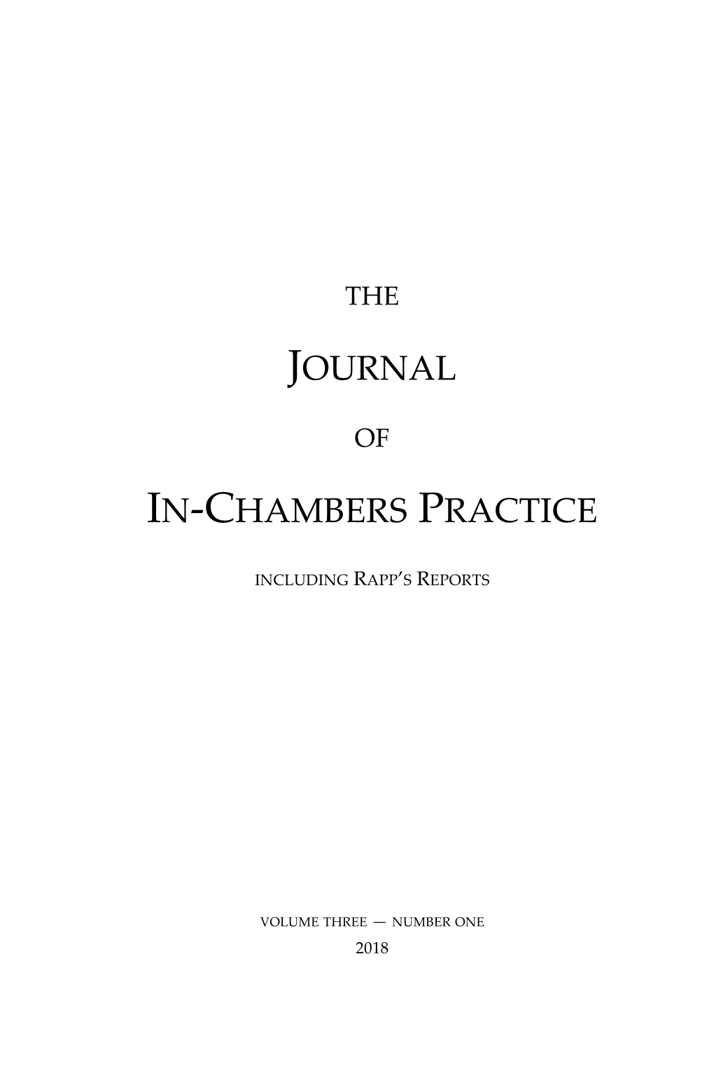 Journal of Law V8n1 2018-8-1