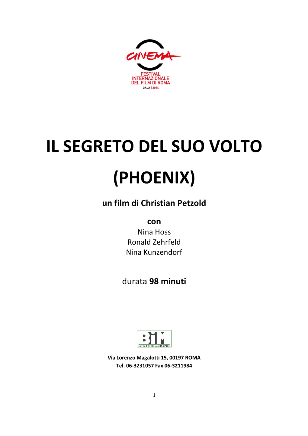 Il Segreto Del Suo Volto (Phoenix)