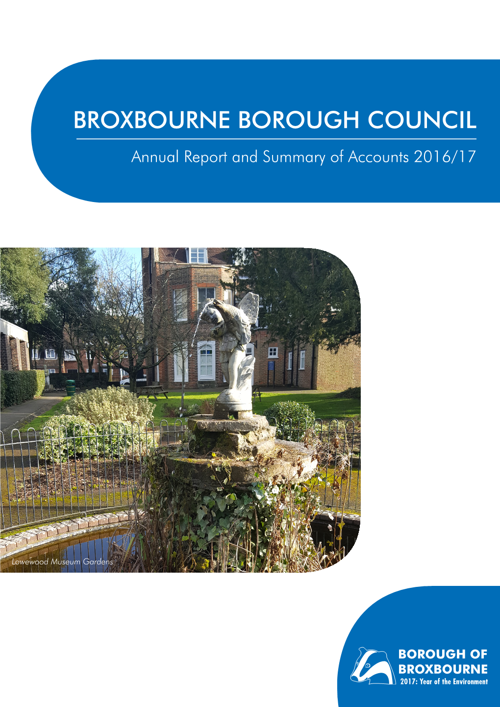 Broxbourne Borough Council's Annual Report 2016/17