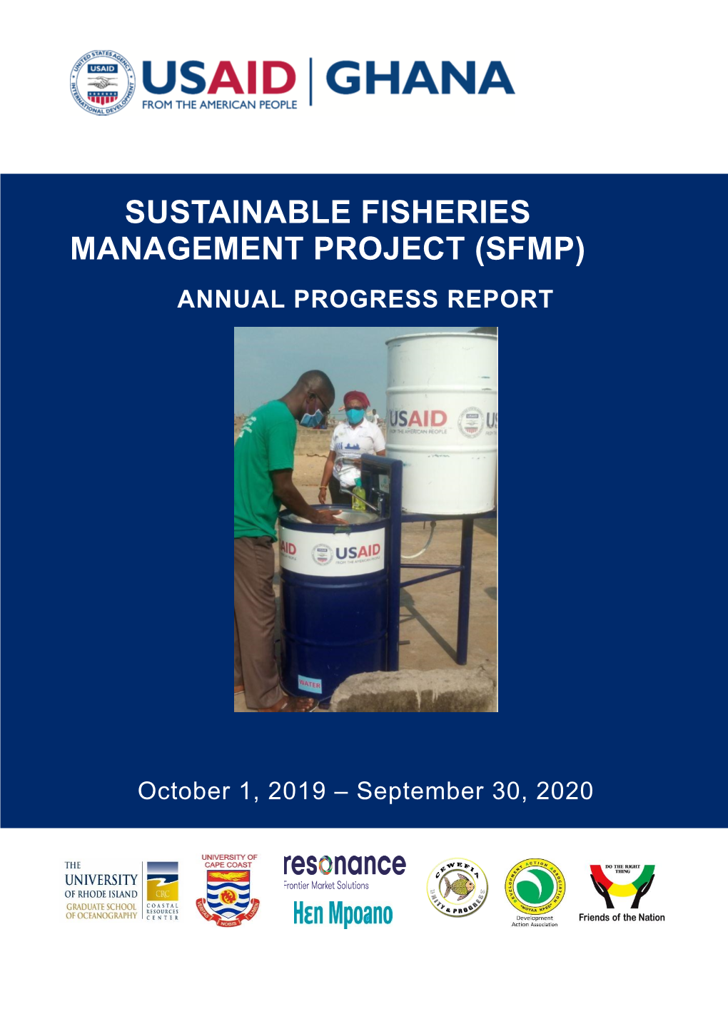 SFMP Annual Progress Report. October 1, 2019 to September 30