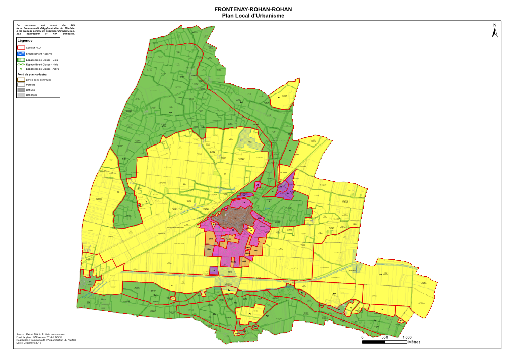 FRONTENAY-ROHAN-ROHAN Plan Local D'urbanisme