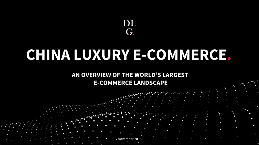 China Luxury E-Commerce