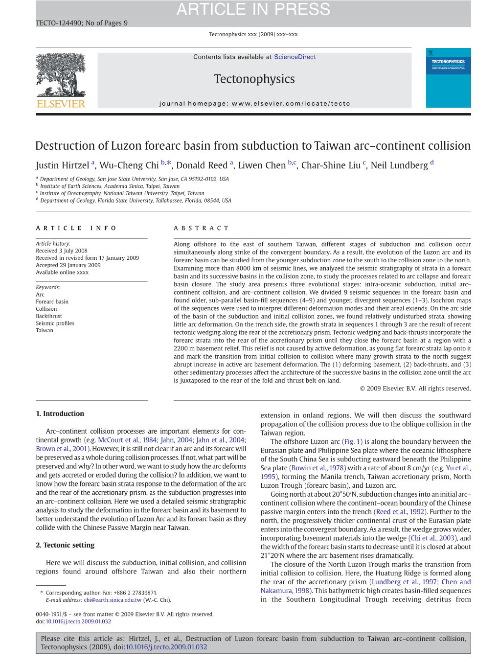 Destruction of Luzon Forearc Basin from Subduction to Taiwan Arc–Continent Collision