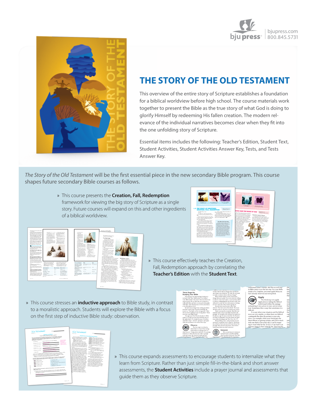 The Story of the Old Testament Overview