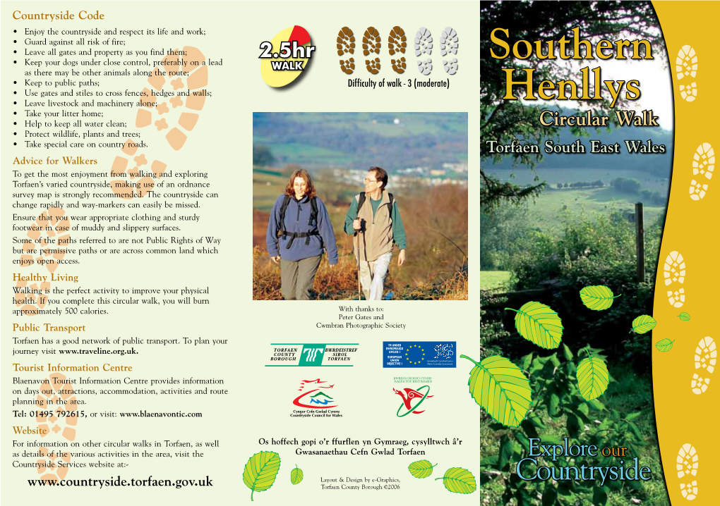 Southern Henllys Circular Walk Leaflet