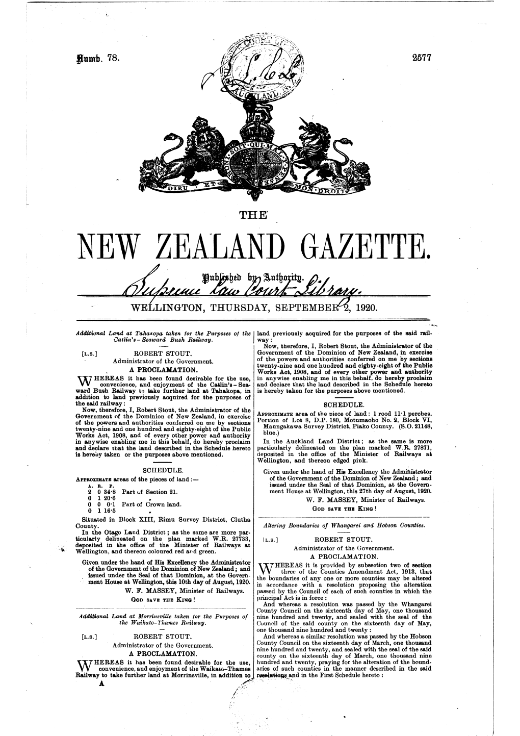 No 78, 2 September 1920, 2577