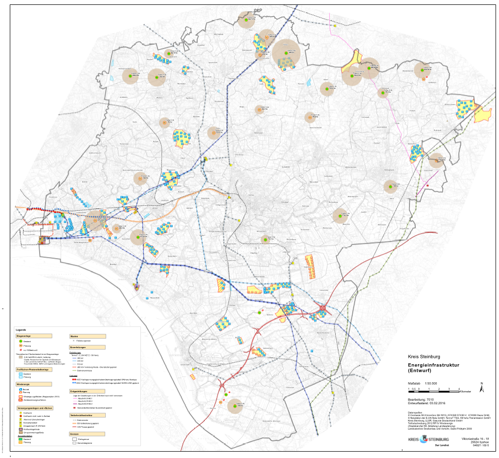 Energieinfrastruktur (Entwurf) Kreis Steinburg