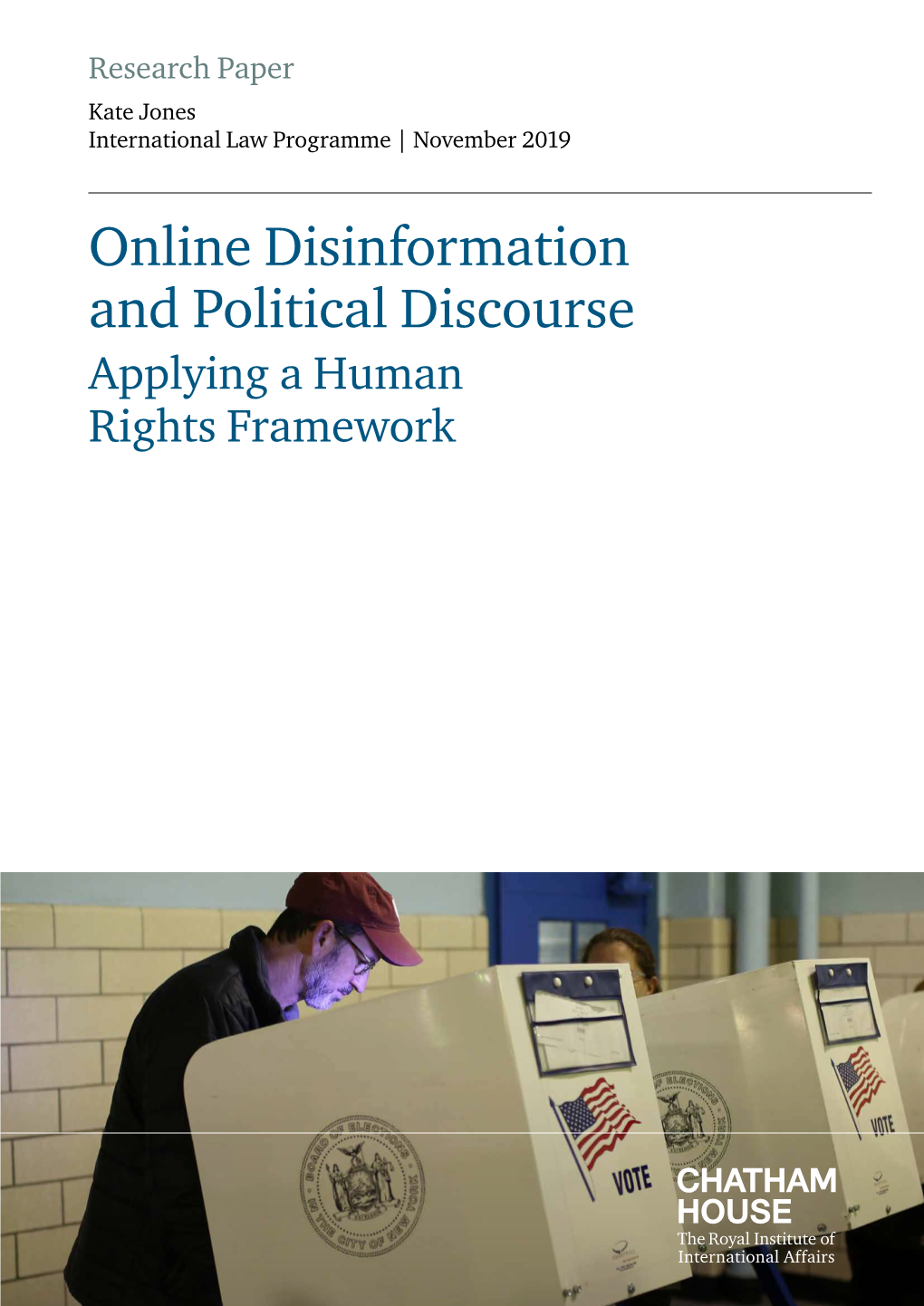 Online Disinformation and Political Discourse