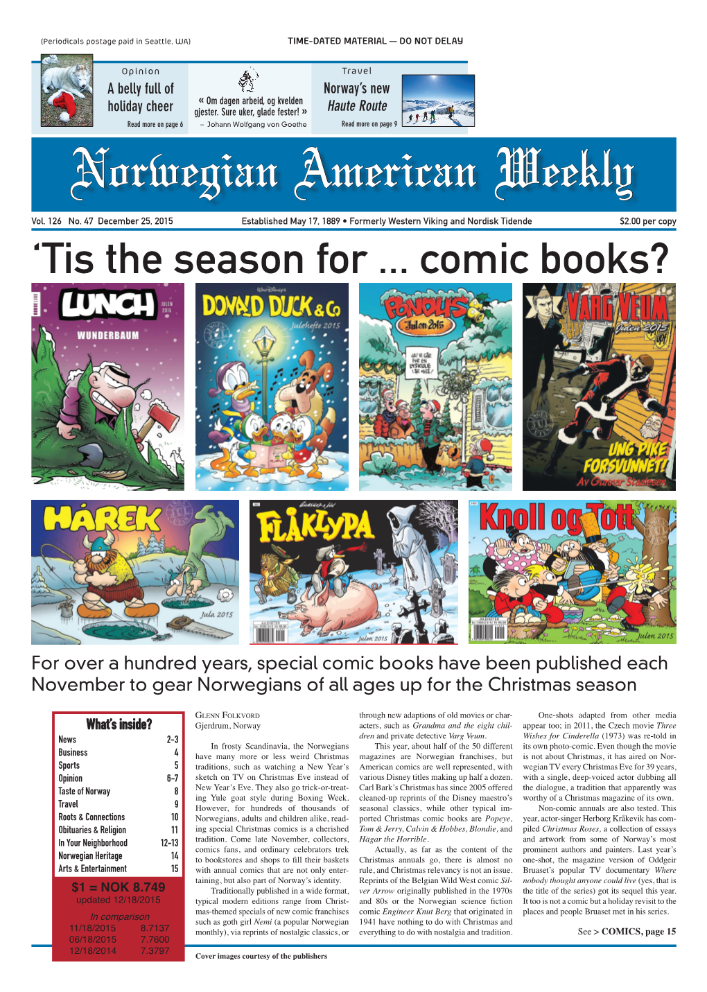 'Tis the Season for ... Comic Books?