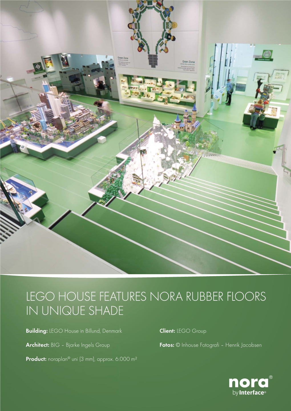 Lego House Features Nora Rubber Floors in Unique Shade