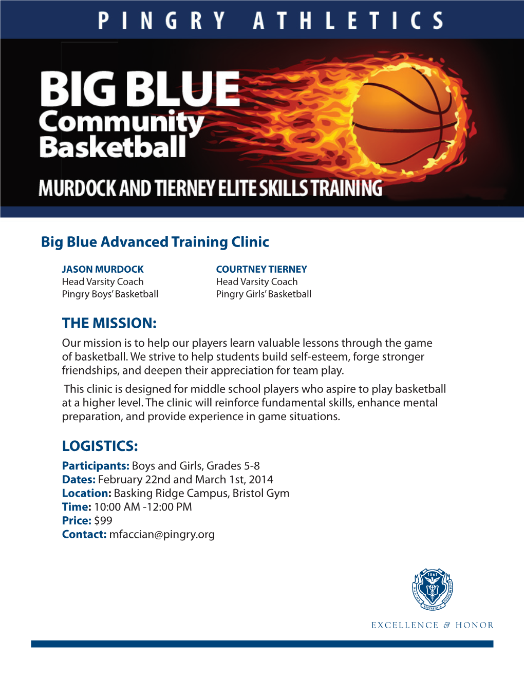 Big Blue Advanced Training Clinic