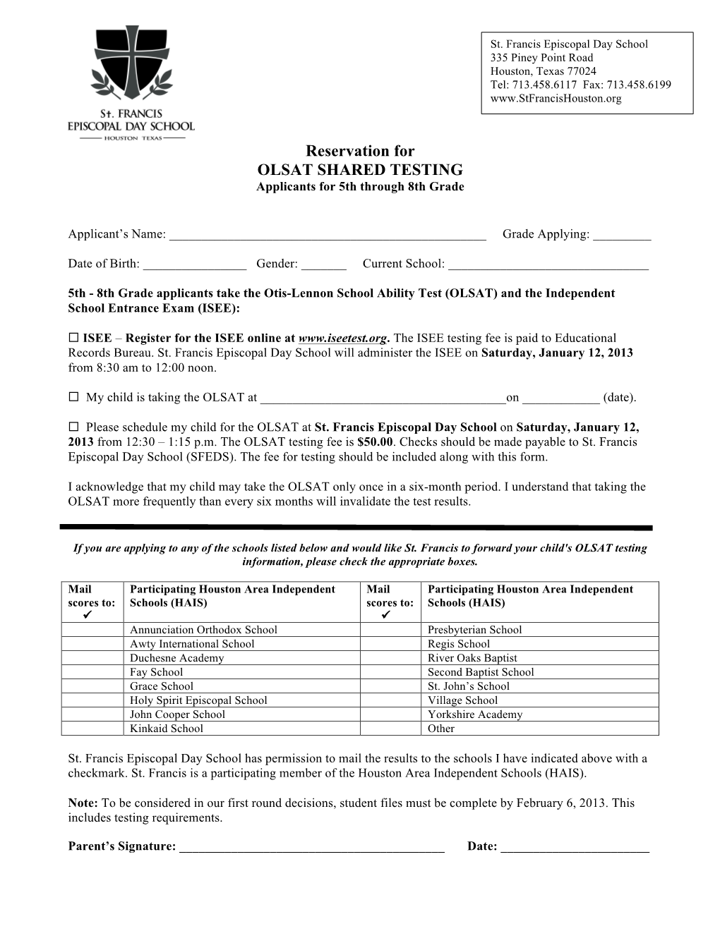 3-Middle School Shared Test Form