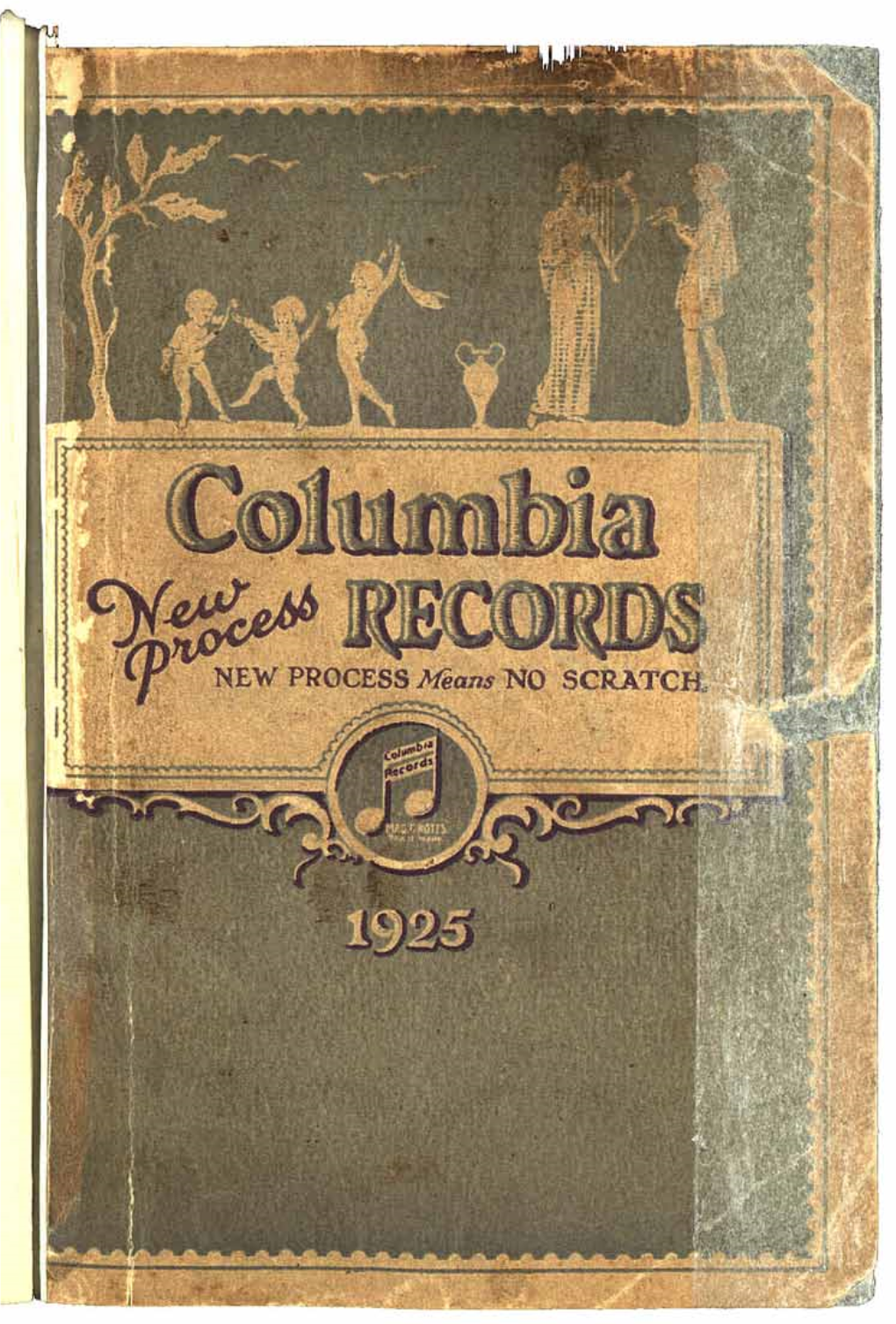 Columbia Records Catalogue 1924