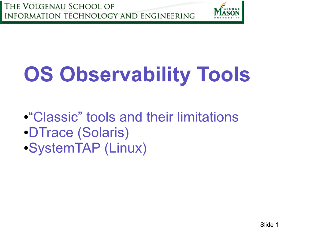 OS Observability Tools
