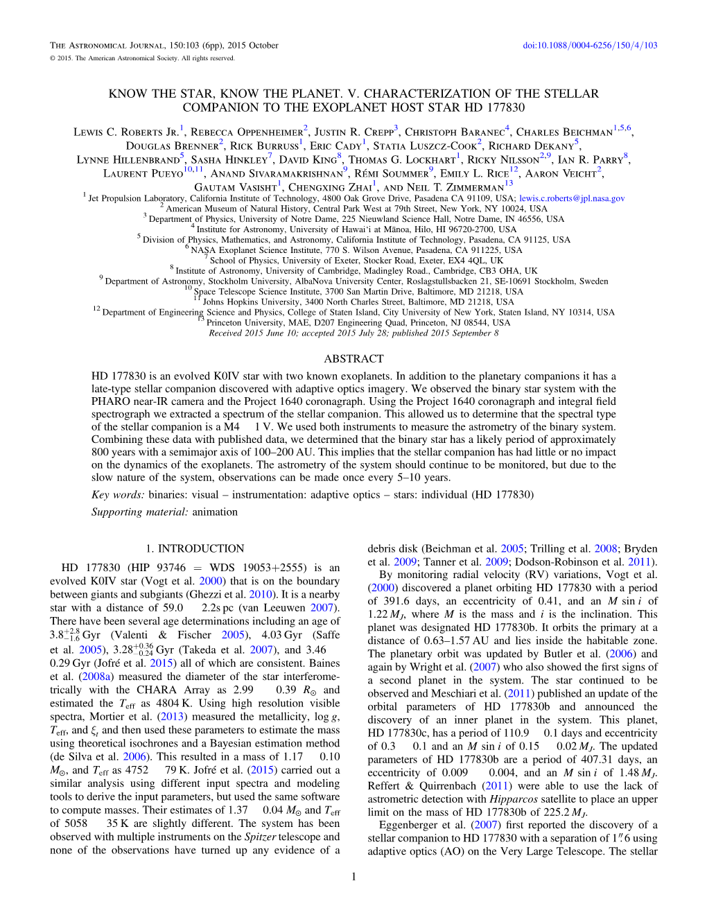 KNOW the STAR, KNOW the PLANET. V. CHARACTERIZATION of the STELLAR COMPANION to the EXOPLANET HOST STAR HD 177830 Lewis C