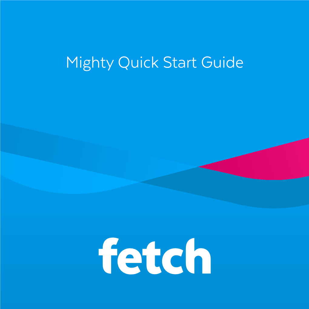 Mighty Quick Start Guide What’S Inside