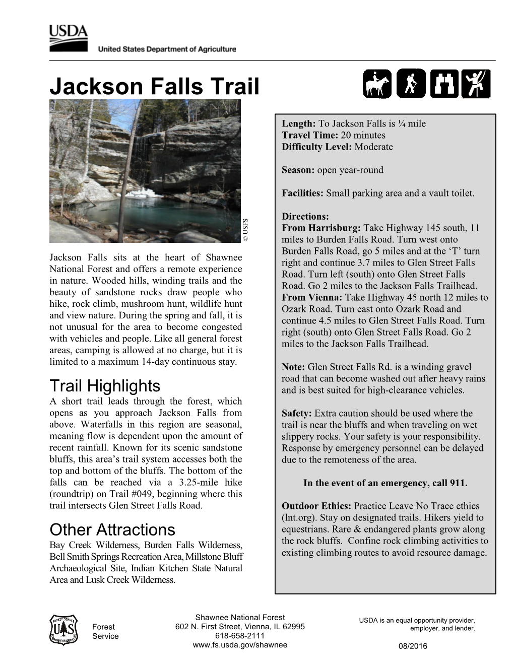 Jackson Falls Trail