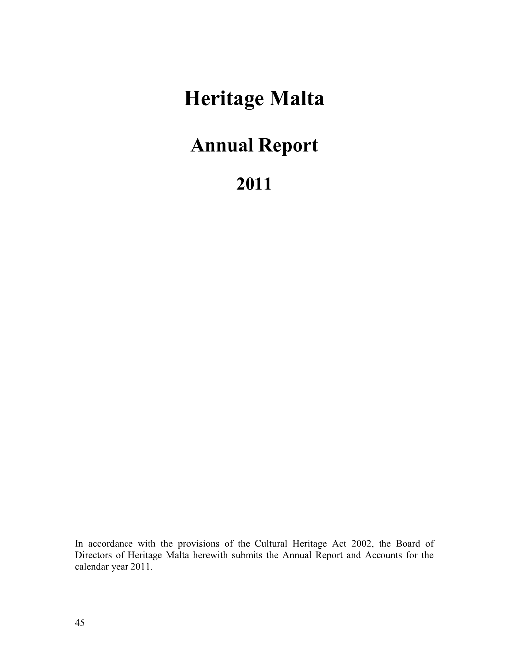 Annual Report 2011