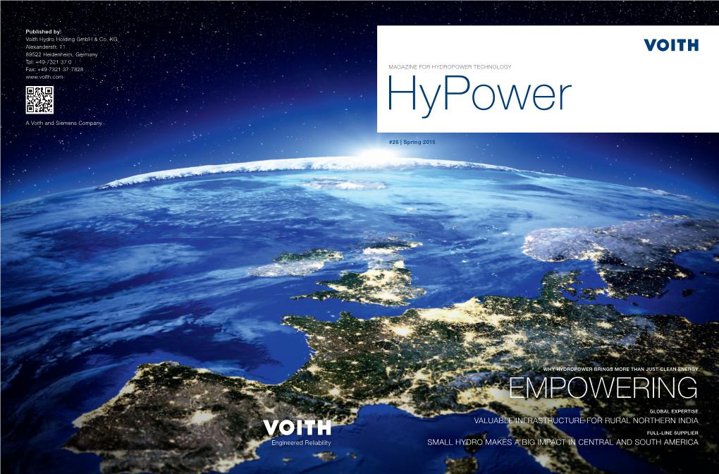 Hypowerhypower a Voith and Siemens Company