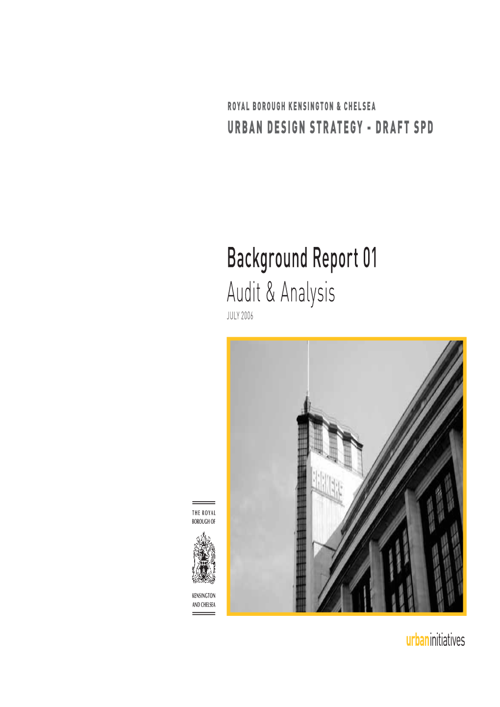 Background Report 01 Audit & Analysis