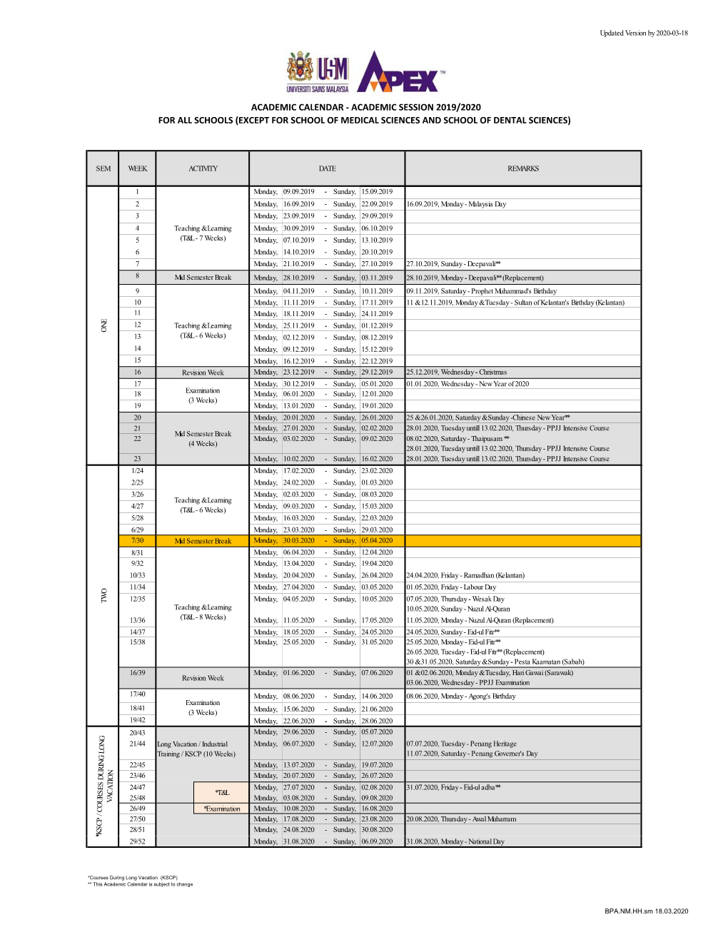 20200318 ACADEMIC CALENDAR 20192020.Xlsx