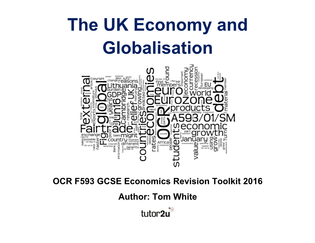 OCR GCSE Economics 2012 Toolkit