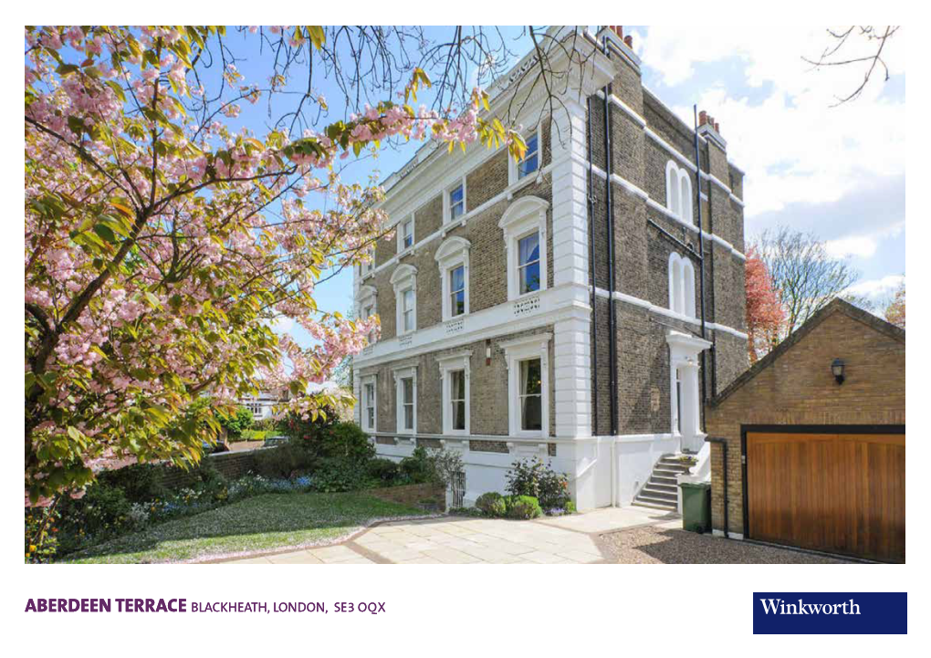 Aberdeen Terrace Blackheath, London, Se3 Oqx “An Elegant Heath Front Early Victorian House by Blackheath Village”