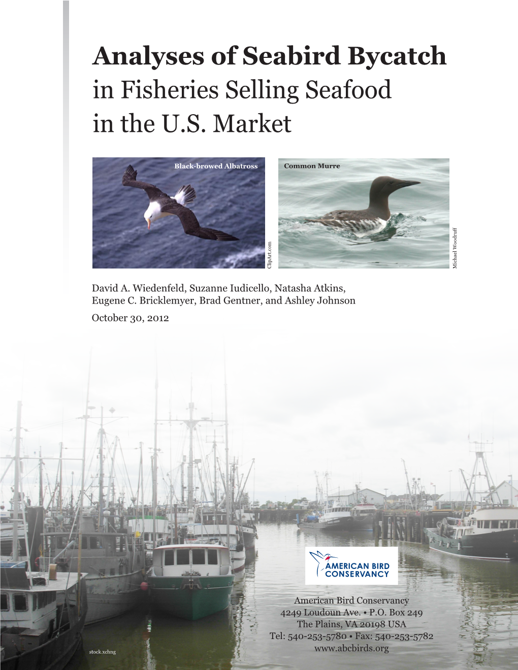 Analyses of Seabird Bycatch in Fisheries Selling Seafood in the U.S