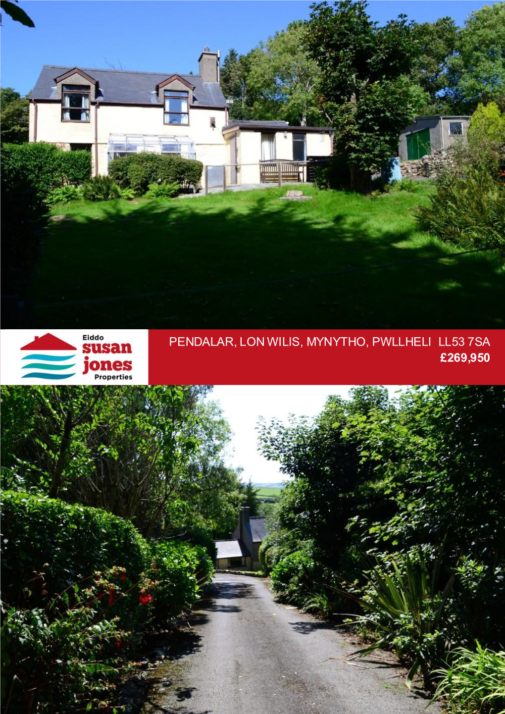 Pendalar, Lon Wilis, Mynytho, Pwllheli Ll53 7Sa £269,950