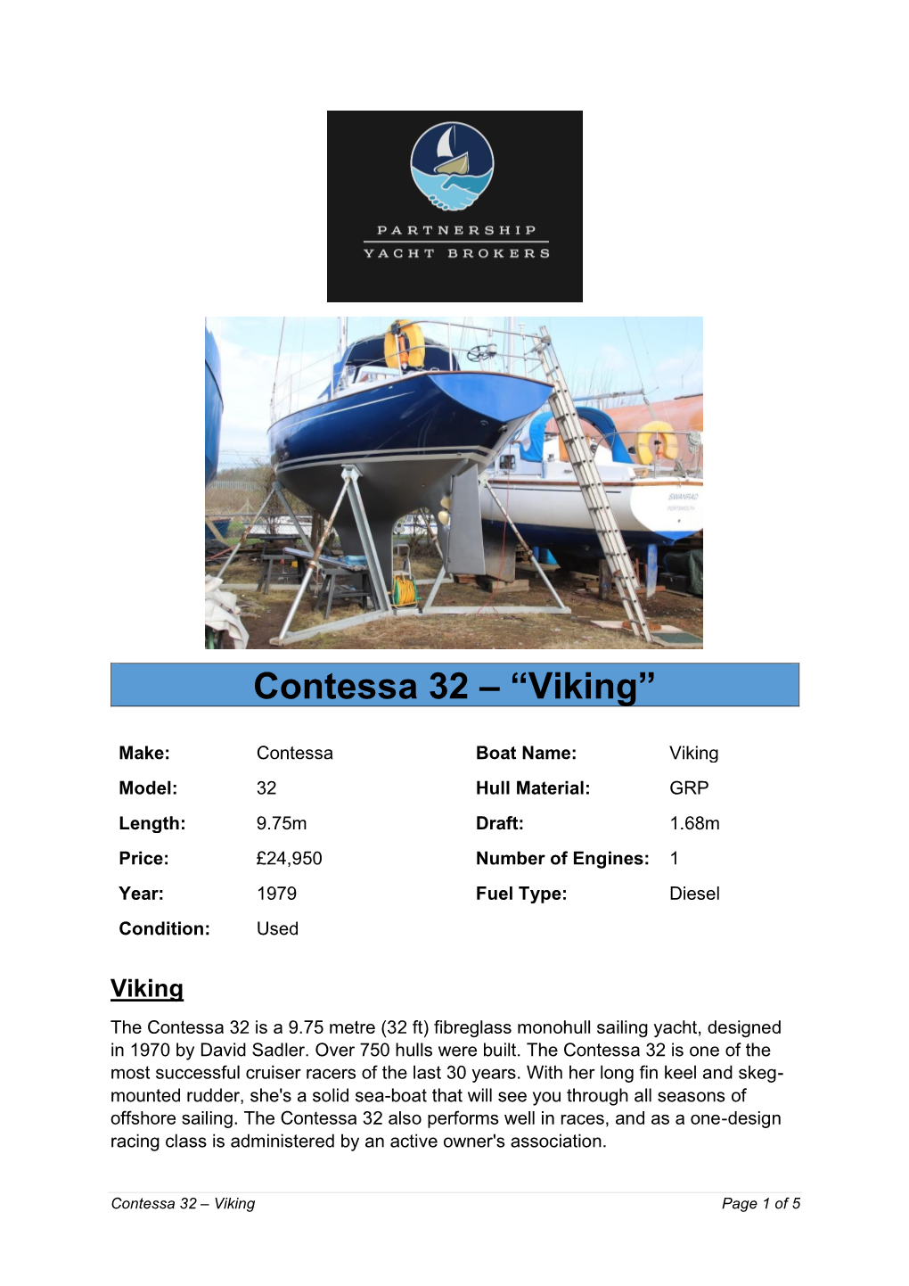 Contessa 32 – “Viking”