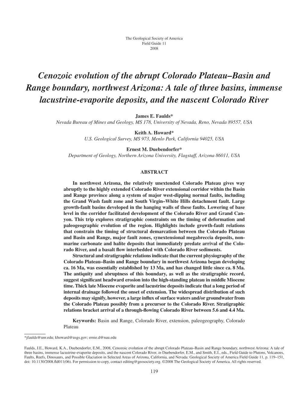 Cenozoic Evolution of the Abrupt Colorado Plateau–Basin And