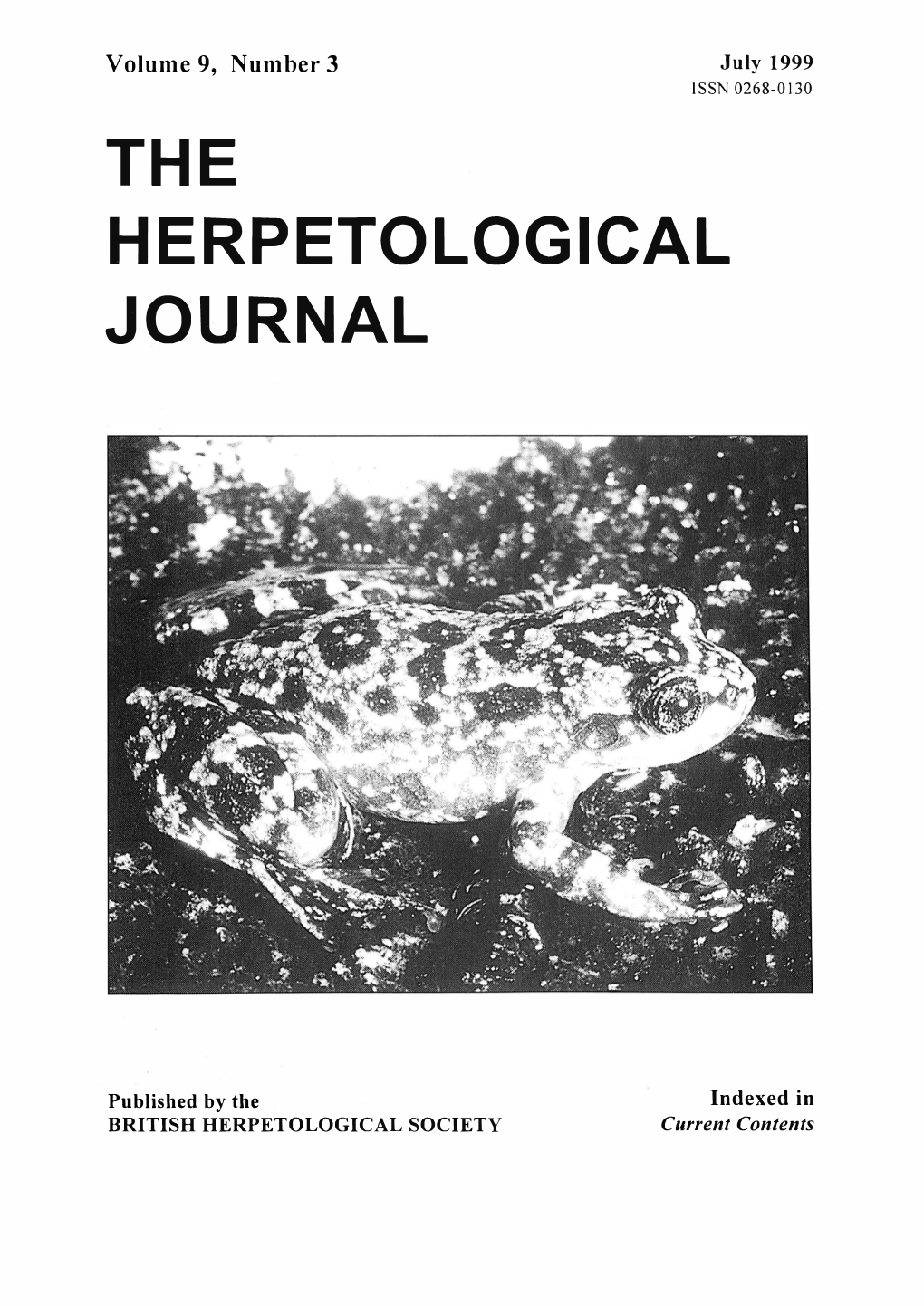 The Herpetological Journal